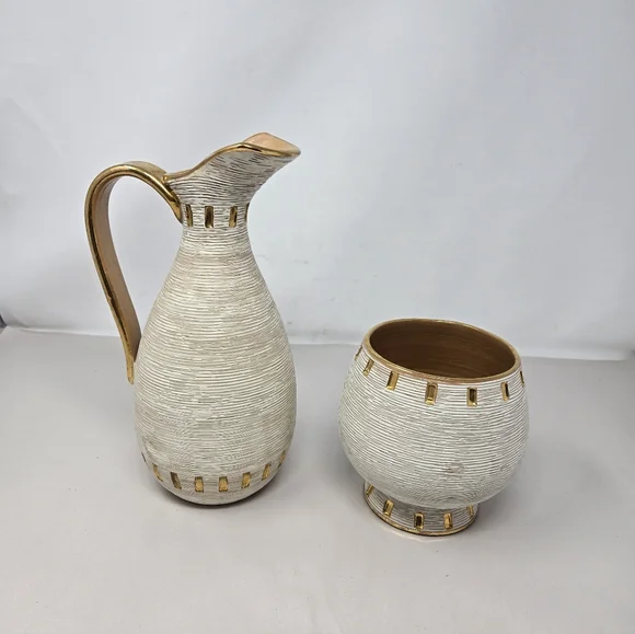 Fratelli Fanciullacci Italian Pottery 2 Pieces